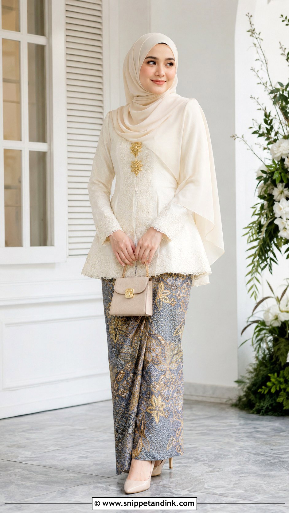 Batik Wedding Dress Hijab - Snippet and Ink - 20 Malaysia Wedding Dress Hijab Ideas
