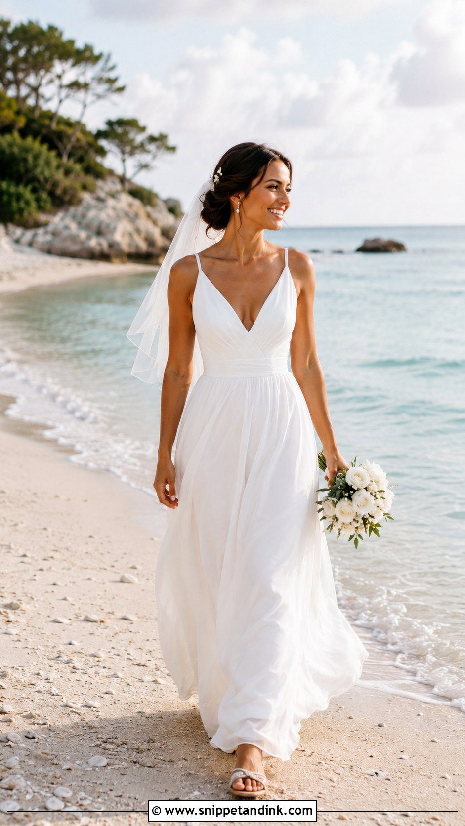 Beach A Line Wedding Dress - Snippet and Ink - 20 A Frame Wedding Dresses
