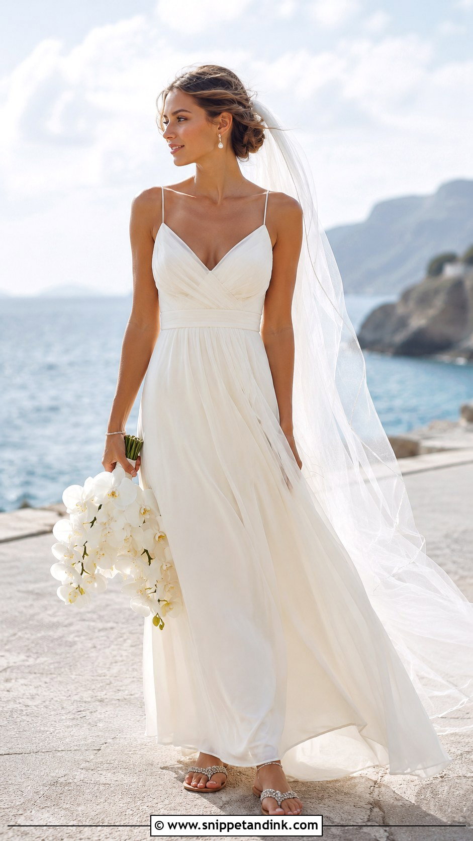 Beach Ankle Length Wedding Dress - Snippet and Ink - 20 Ankle Wedding Dress Ideas