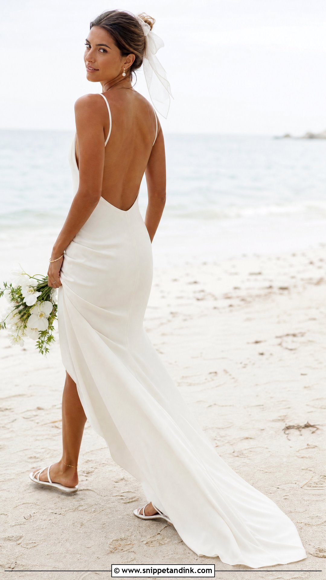 Beach Bridal Slip Dress - Snippet and Ink - 20 Bridal Slip Dress Ideas