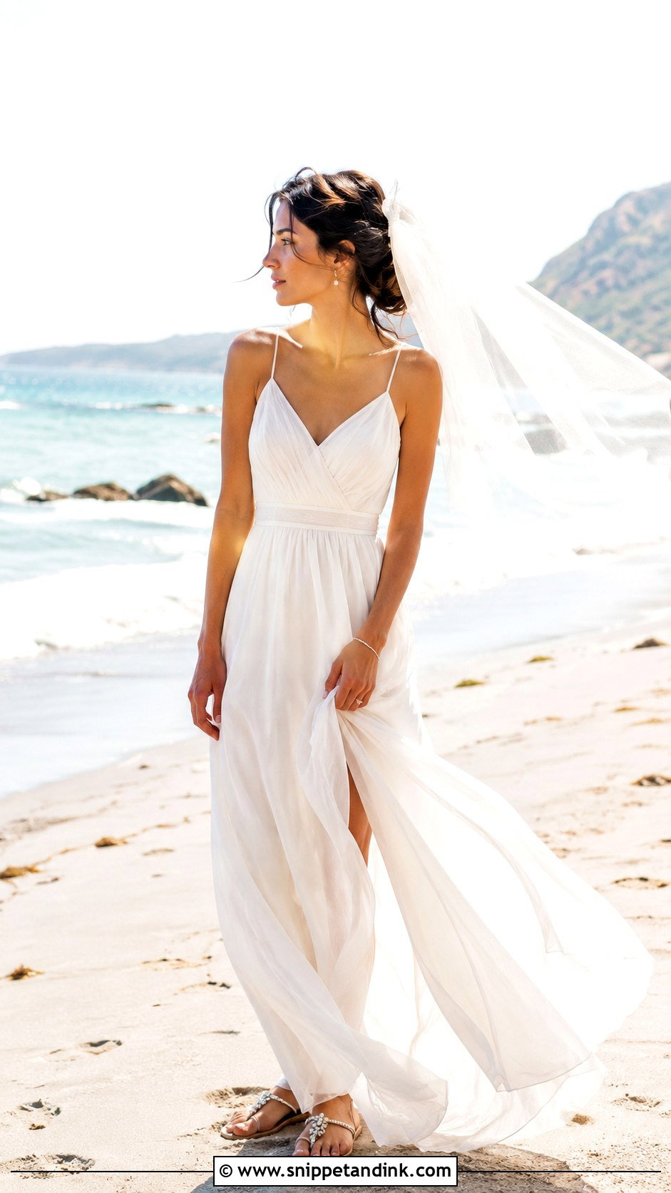 Beach Bridal Wedding Outfit - Snippet and Ink - 30 Bridal Wedding Outfits