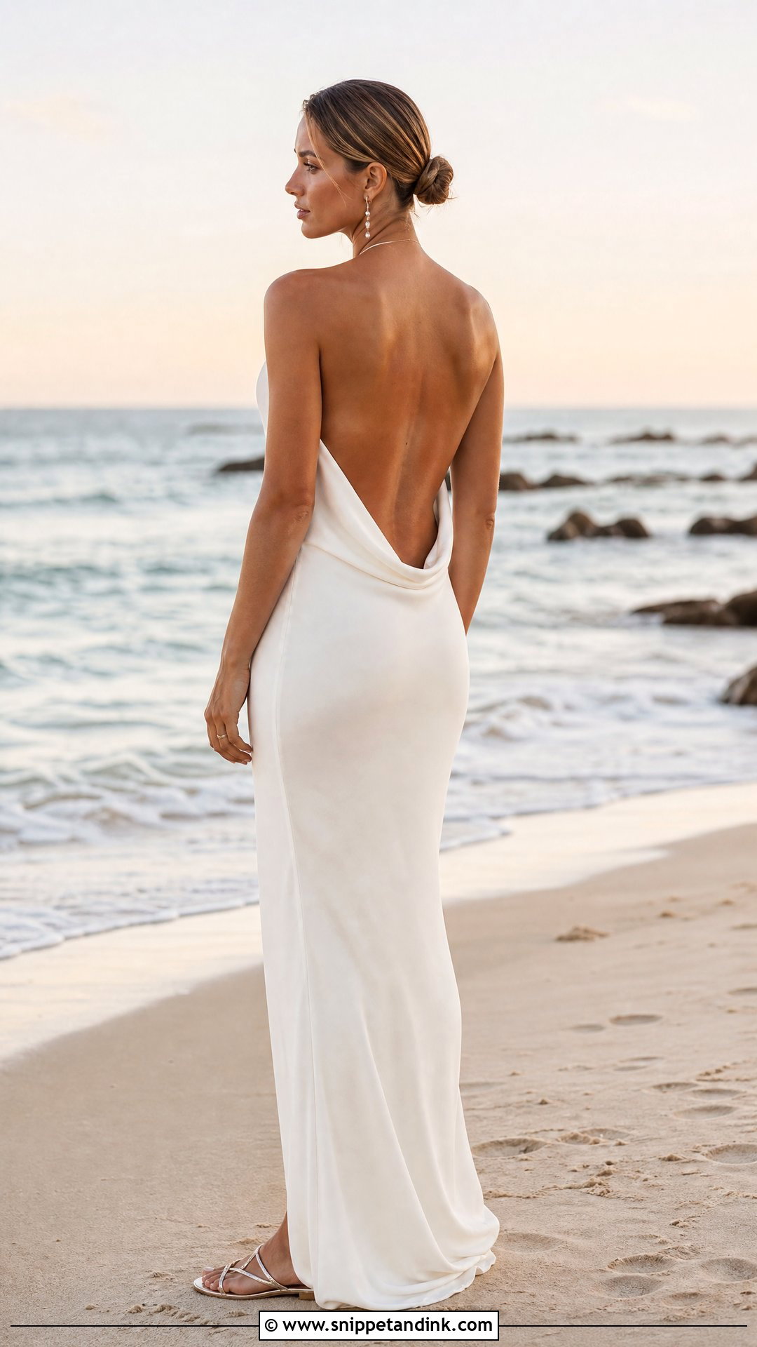 Beach Bride Backless Dress - Snippet and Ink - 25 Beach Bride Dress Ideas