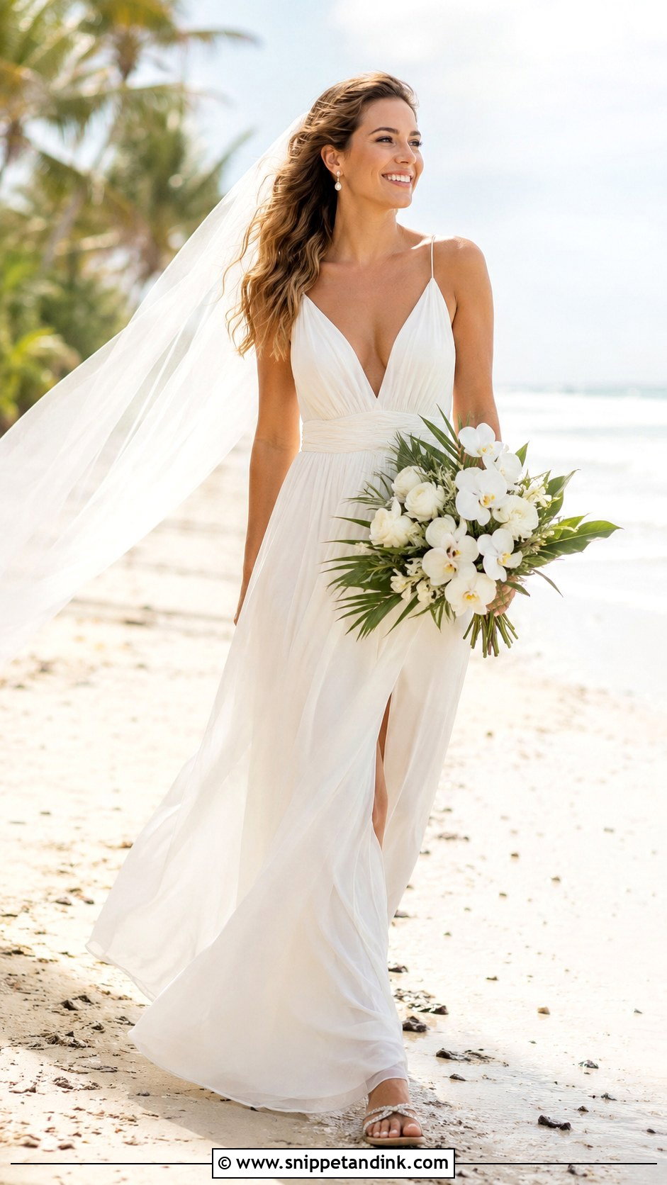 Beach Bride Dress - Snippet and Ink - 25 Bride Dress Aesthetic Ideas