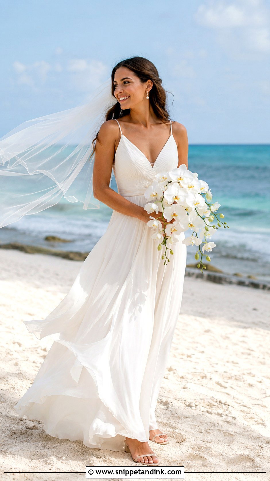 Beach Bride Look - Snippet and Ink - 25 Timeless Bride Ideas