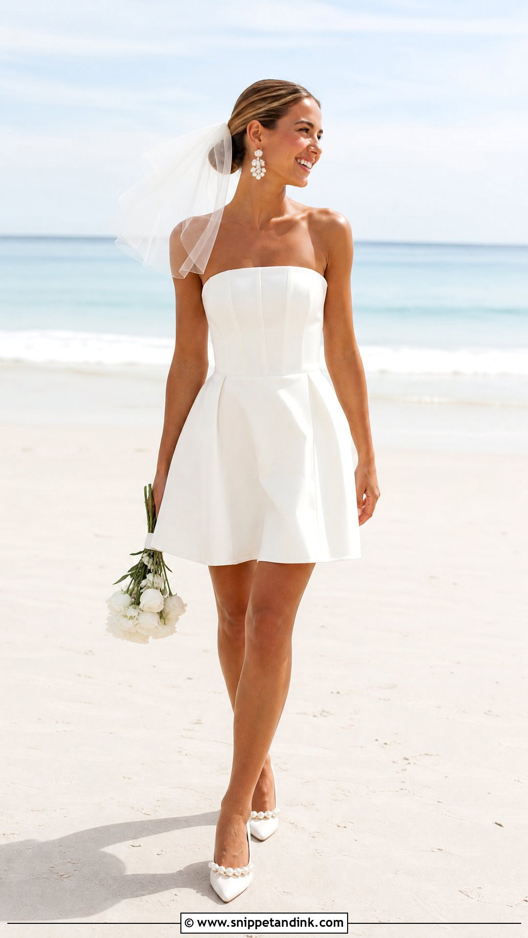 Beach Bride Short Wedding Dress - Snippet and Ink - 25 Beach Bride Dress Ideas