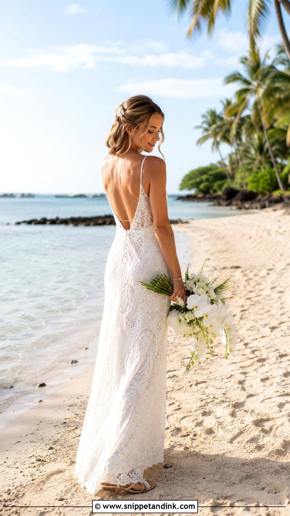 Beach Dentelle Wedding Dress - Snippet and Ink - 20 Dentelle Wedding Dress Ideas
