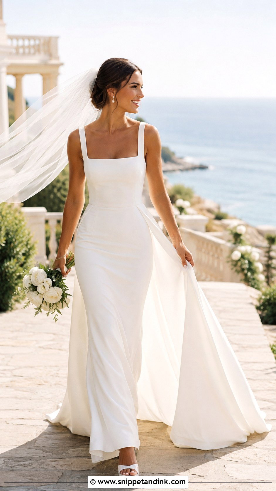 Beach Estate Wedding Dress - Snippet and Ink - 20 Nicola Peltz Wedding Dress Ideas