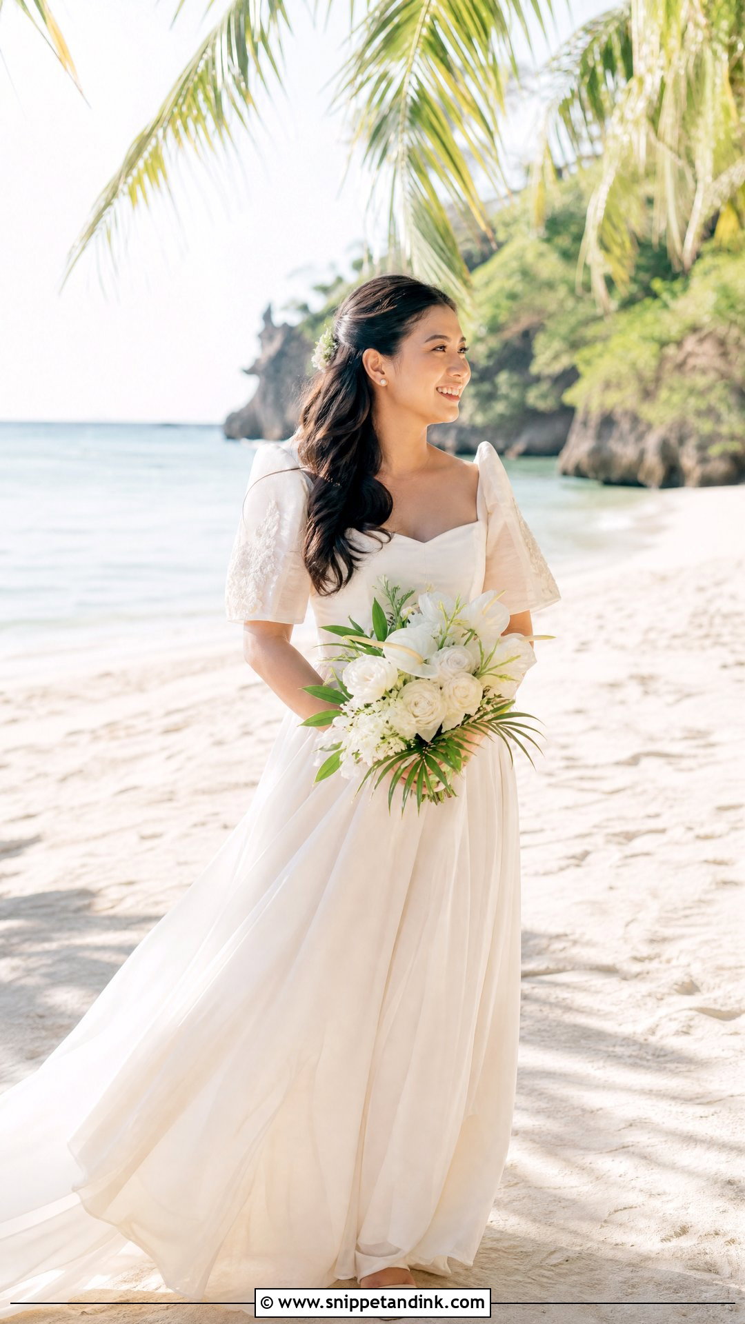 Beach Filipino Wedding Dress - Snippet and Ink - 25 Filipino Wedding Dress Ideas
