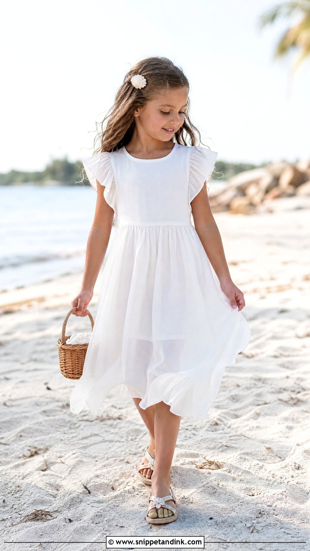 Beach Flower Girl Dress - Snippet and Ink - 25 Girl Wedding Dress Ideas