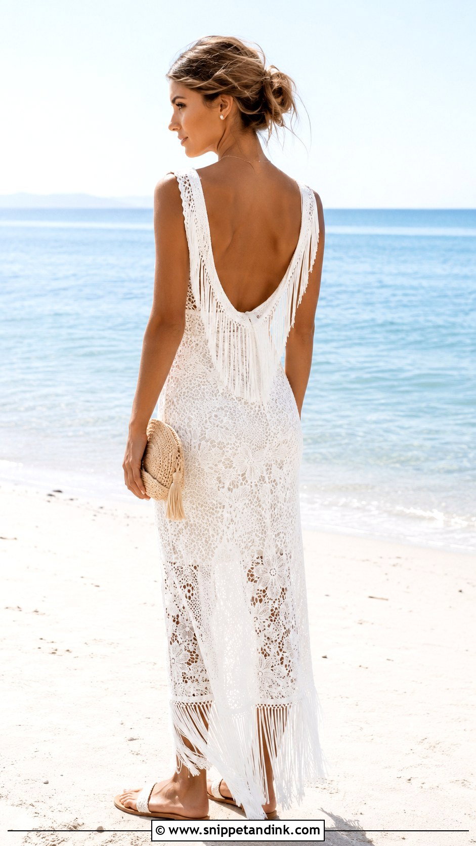 Beach Fringe Wedding Dress - Snippet and Ink - 20 Fringe Wedding Dress Ideas
