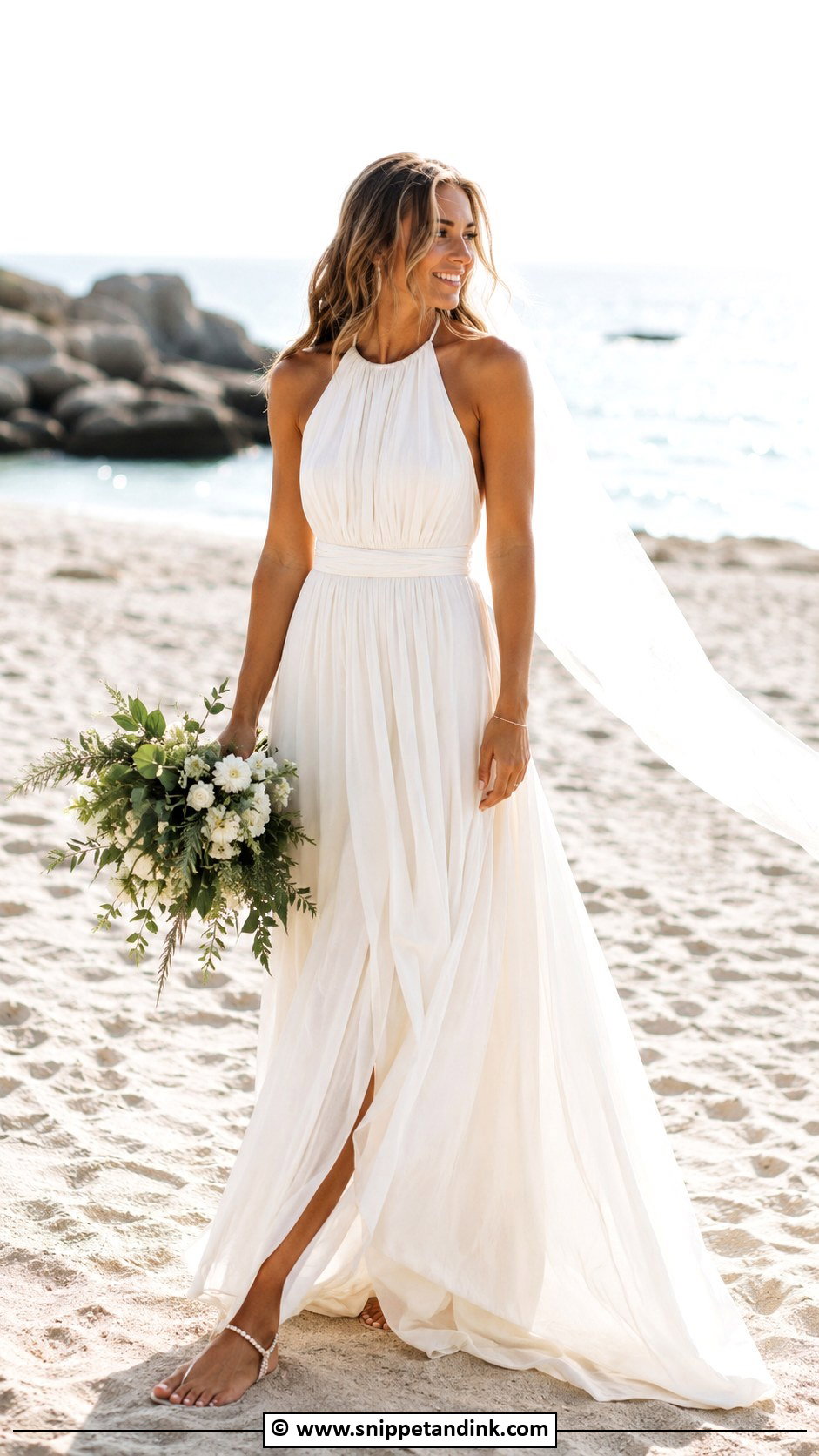 Beach Greek Wedding Dress - Snippet and Ink - 30 Greek Wedding Dress Ideas