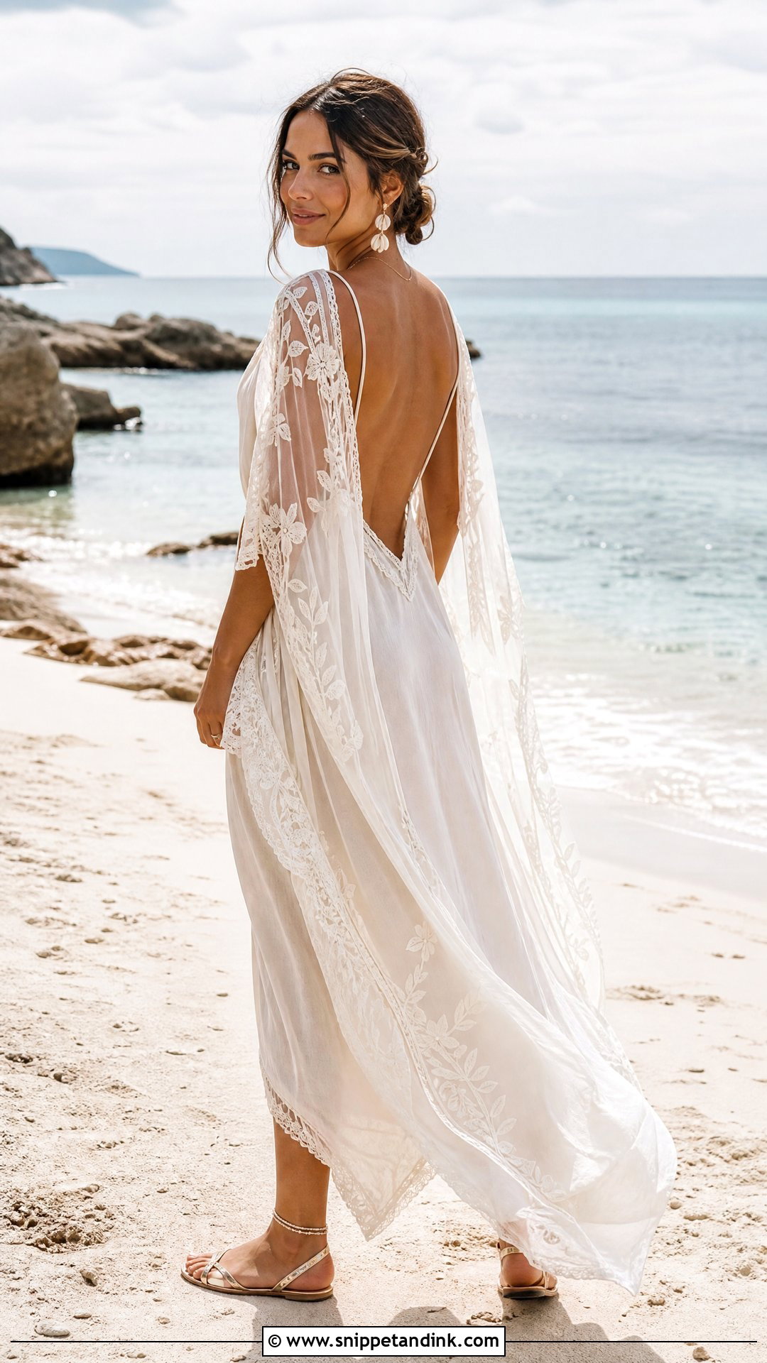 Beach Hippie Wedding Dress - Snippet and Ink - 20 Hippie Wedding Dresses