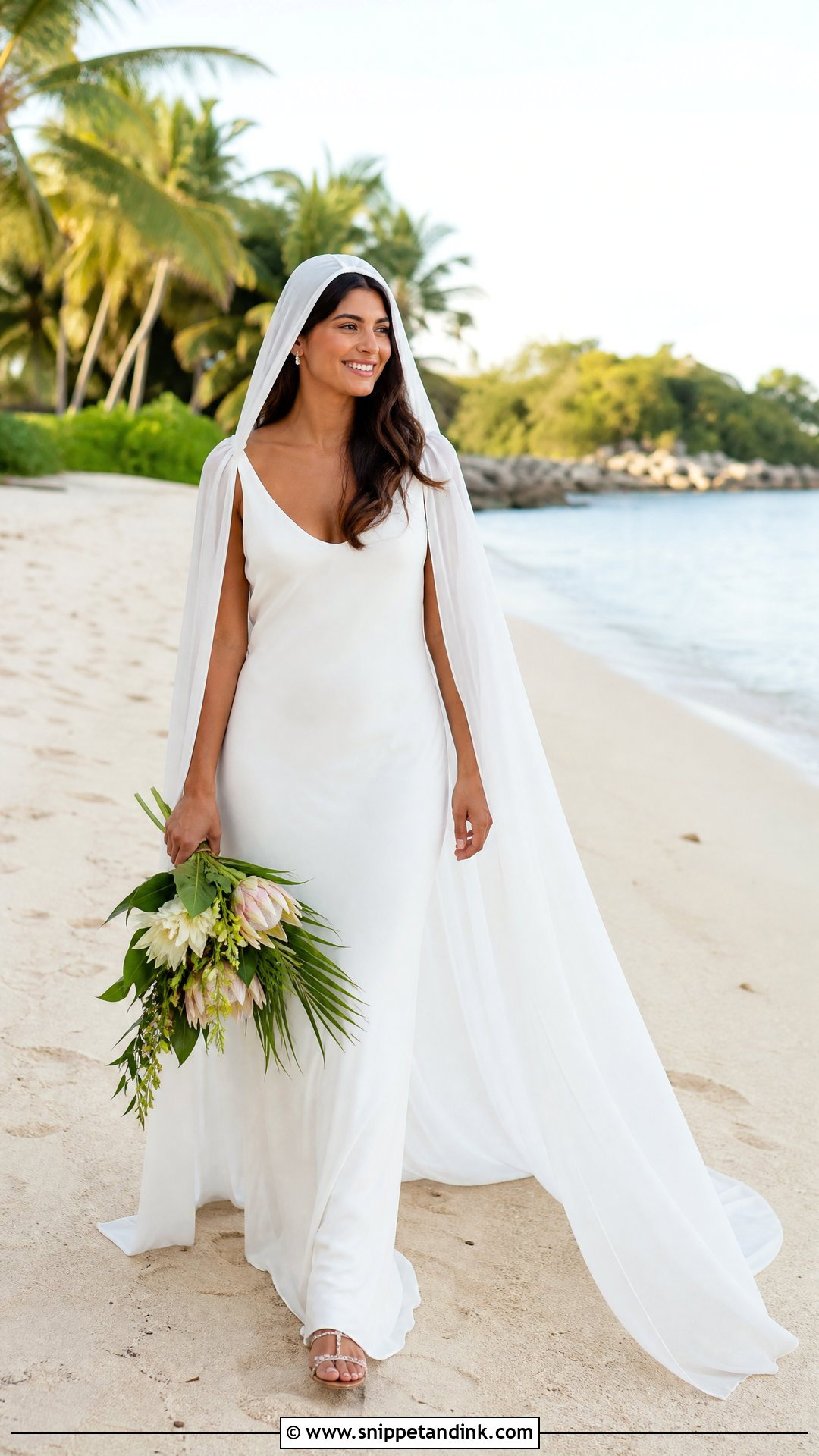 Beach Hooded Wedding Dress - Snippet and Ink - 20 Wedding Dress with Hood Ideas