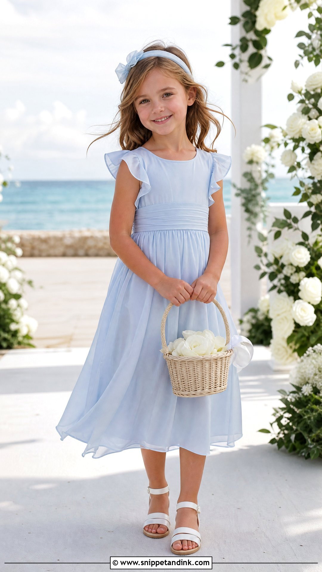 Beach Kids Wedding Dress - Snippet and Ink - 20 Kids Wedding Dresses