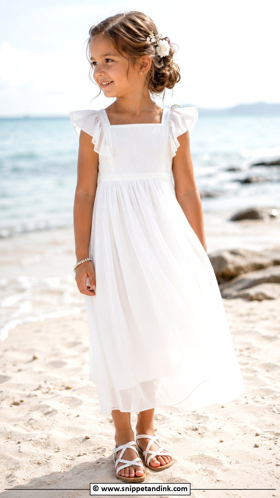 Beach Kids Wedding Dress - Snippet and Ink - 30 Kids Wedding Dress Ideas