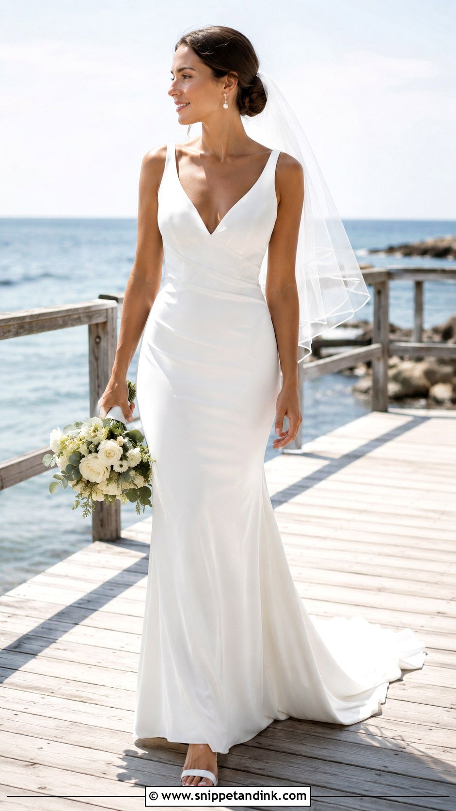 Beach Mermaid Wedding Dress - Snippet and Ink - 20 Dreamy Wedding Dress Mermaid Ideas