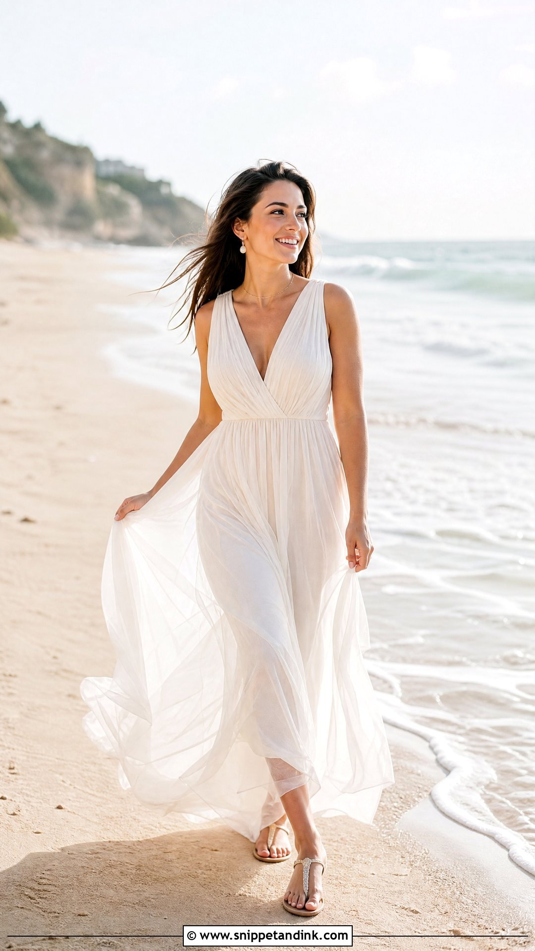 Beach Prewedding Dress - Snippet and Ink - 25 Prewedding Dress Ideas