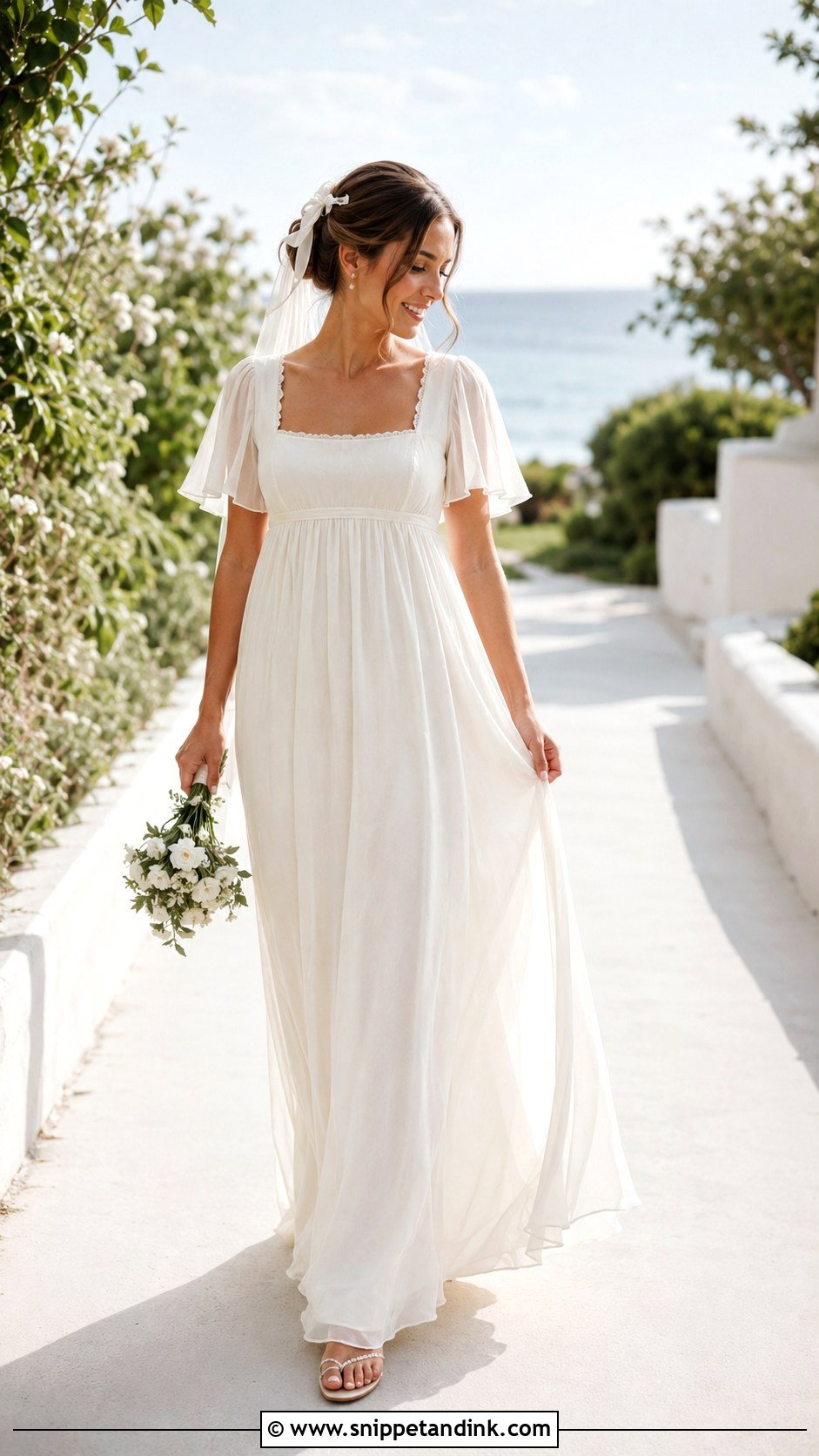 Beach Regency Wedding Dress - Snippet and Ink - 25 Regency Wedding Dress Ideas