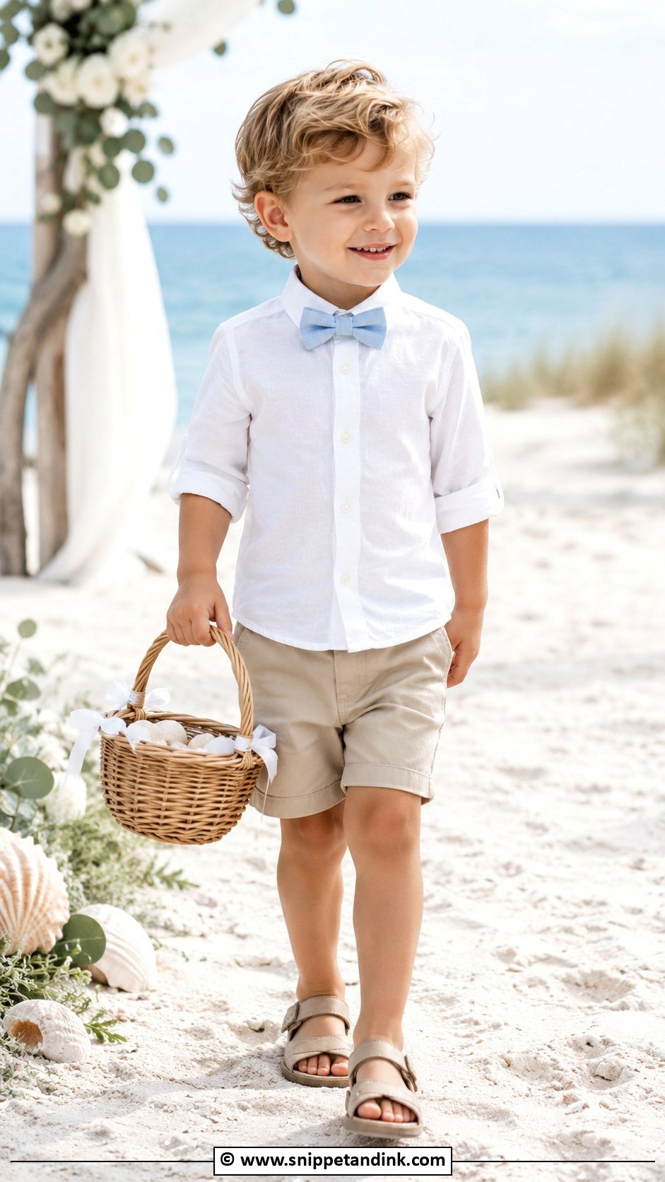 Beach Ring Bearer Outfit - Snippet and Ink - 30 Ring Bearer Ideas