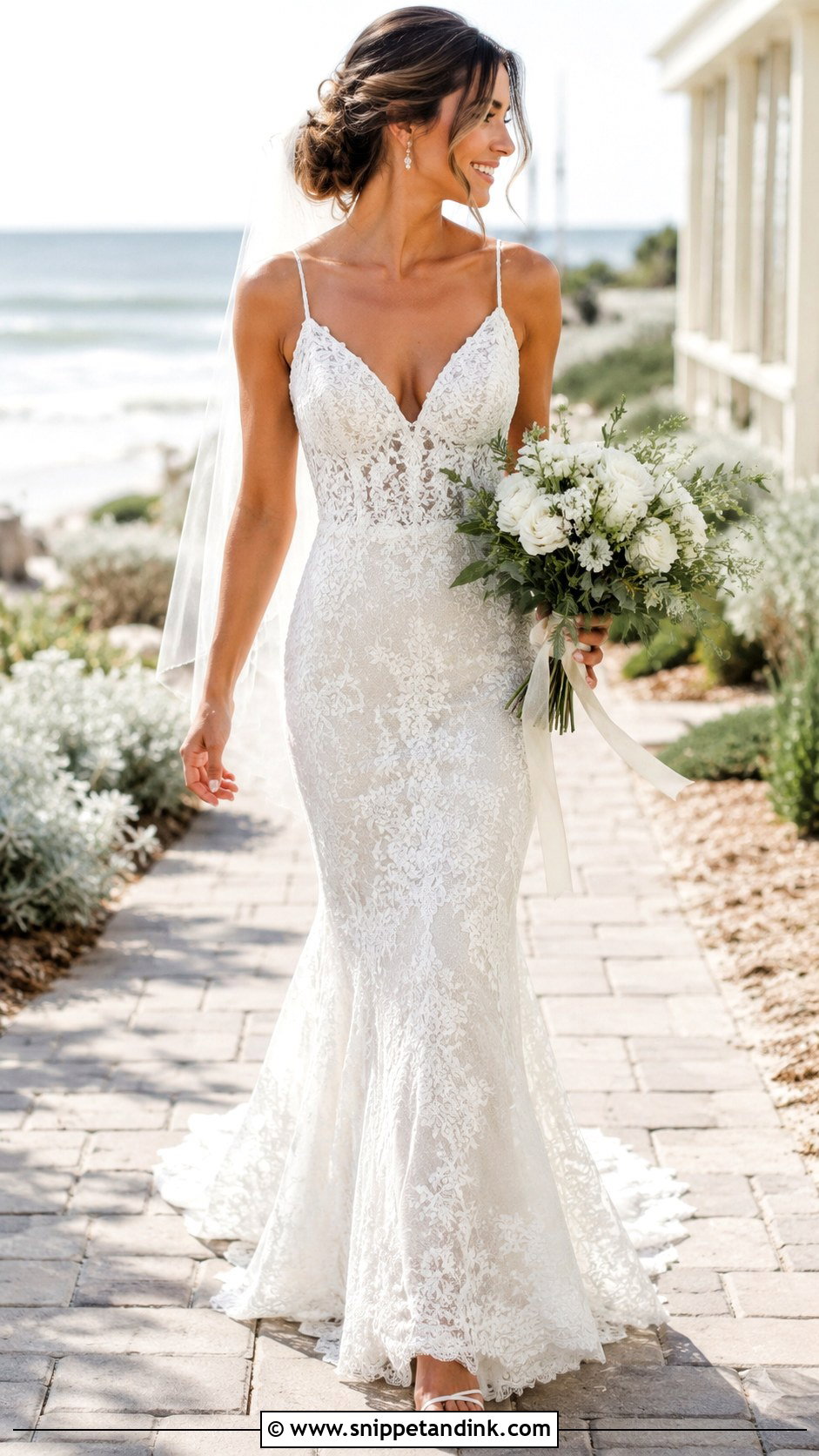 Beach Siren Wedding Dress - Snippet and Ink - 30 Siren Wedding Dress Ideas