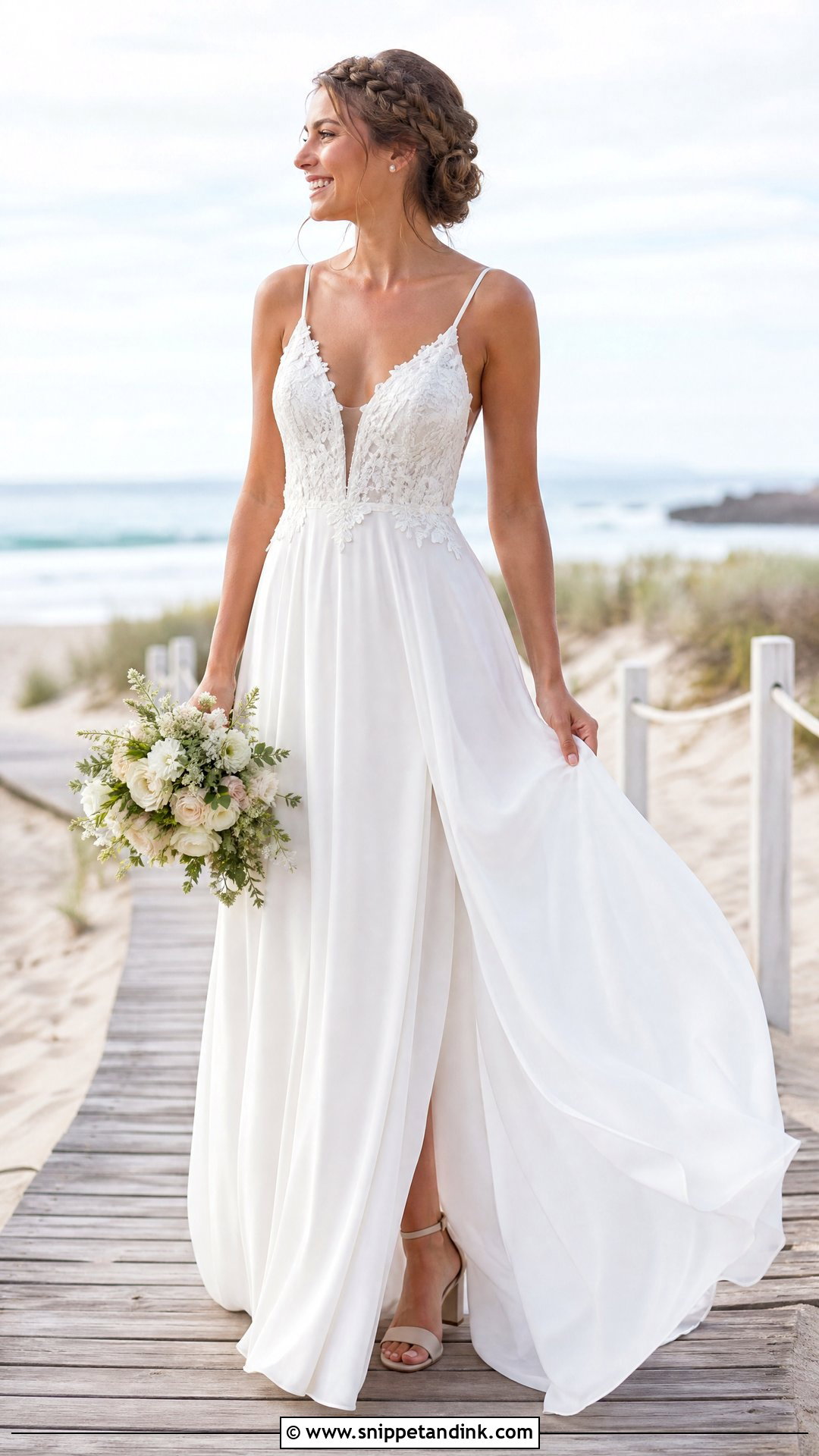 Beach Wedding Block Heel Sandals - Snippet and Ink - 25 Comfortable Wedding Heels for Bride Ideas
