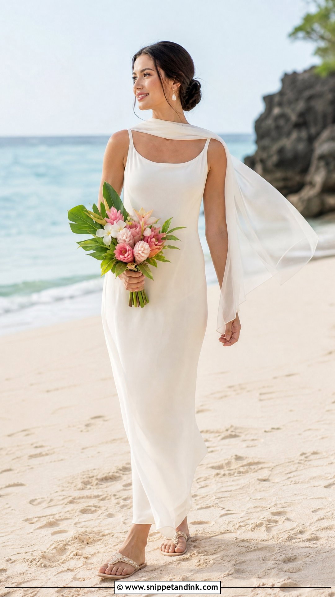 Beach Wedding Bride Look - Snippet and Ink - 20 Perfect Bride Ideas
