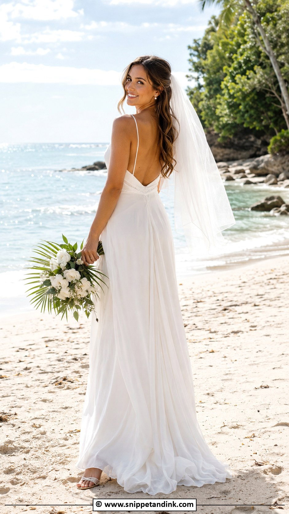 Beach Wedding Dress - Snippet and Ink - 30 Wedding Dress Inspo Ideas