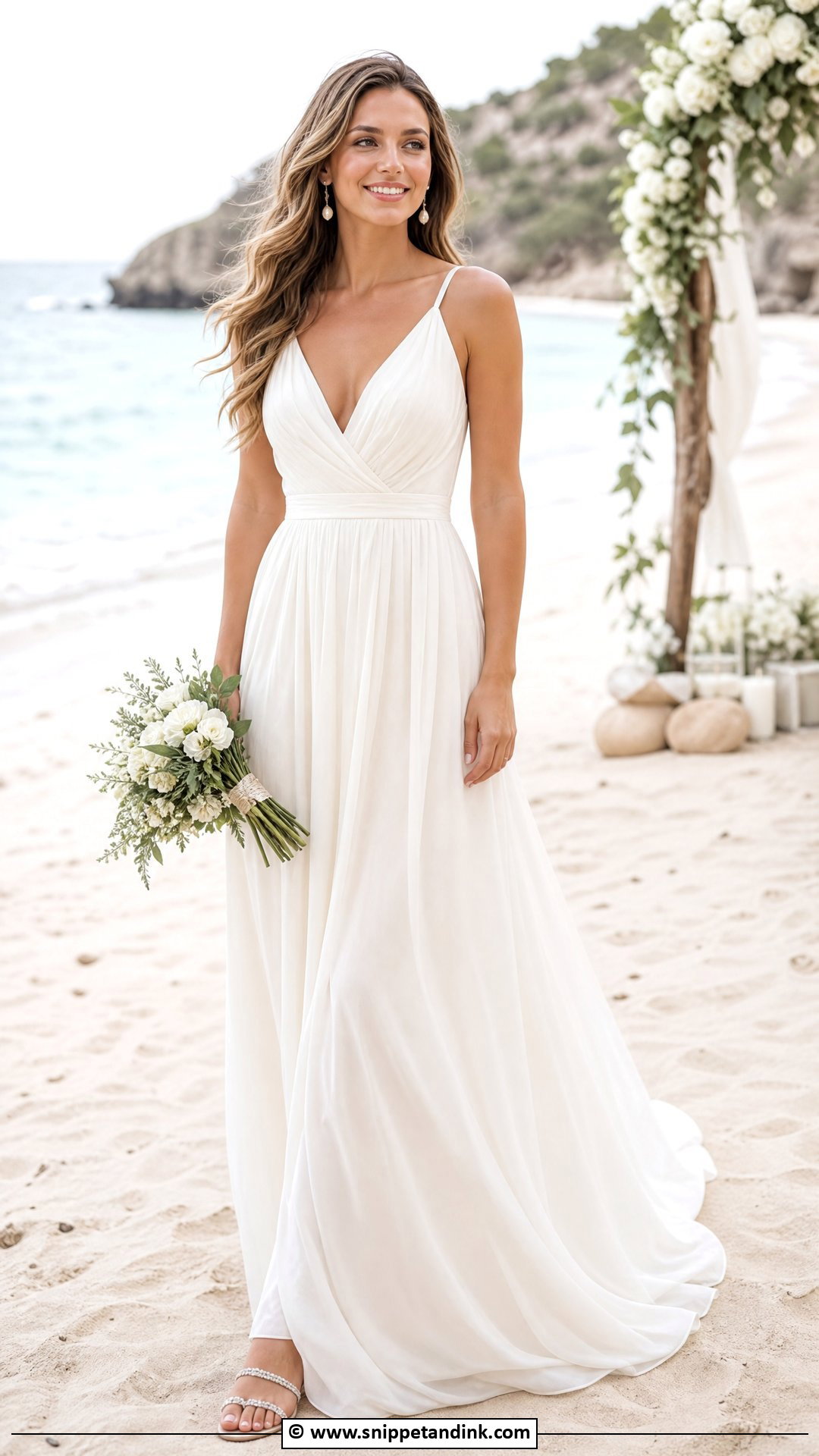 Beach Wedding Dress - Snippet and Ink - 35 Dream Wedding Dresses