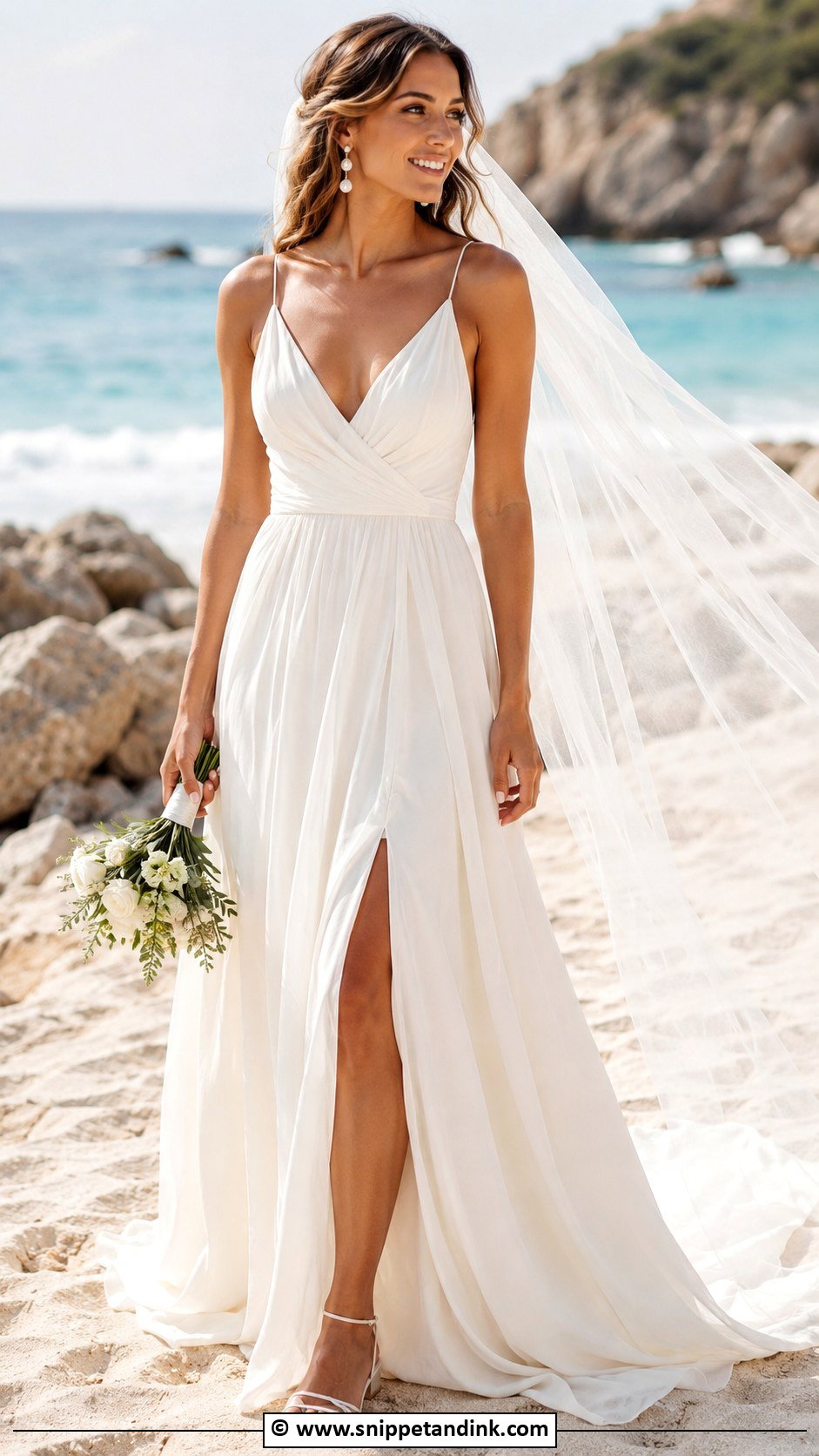 Beach Wedding Dress - Snippet and Ink - 35 My Wedding Dress Ideas