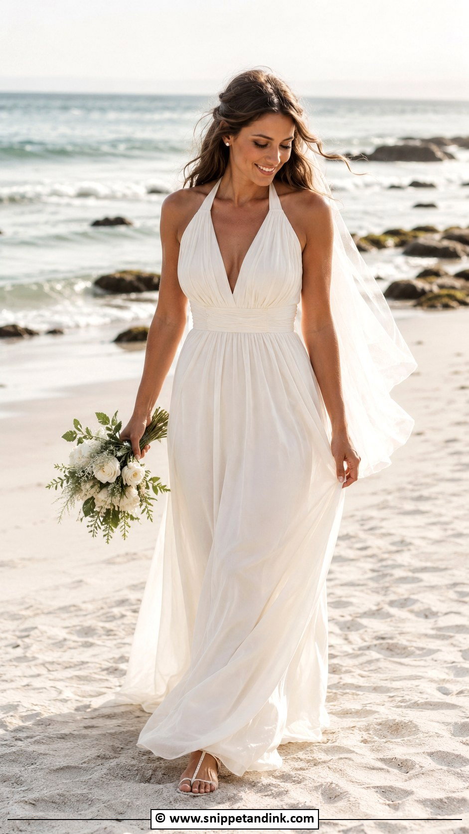 Beach Wedding Dress - Snippet and Ink - 35 Wedding Dress Ideas