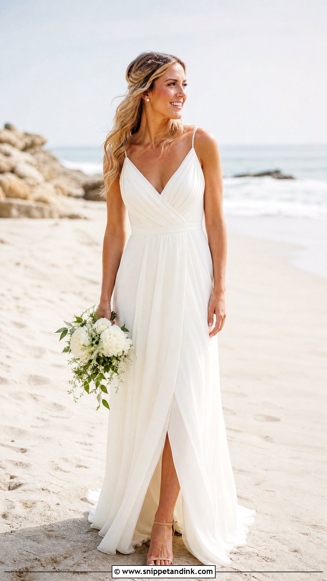Beach Wedding Dress - Snippet and Ink - 25 Wedding Dresses Inspiration