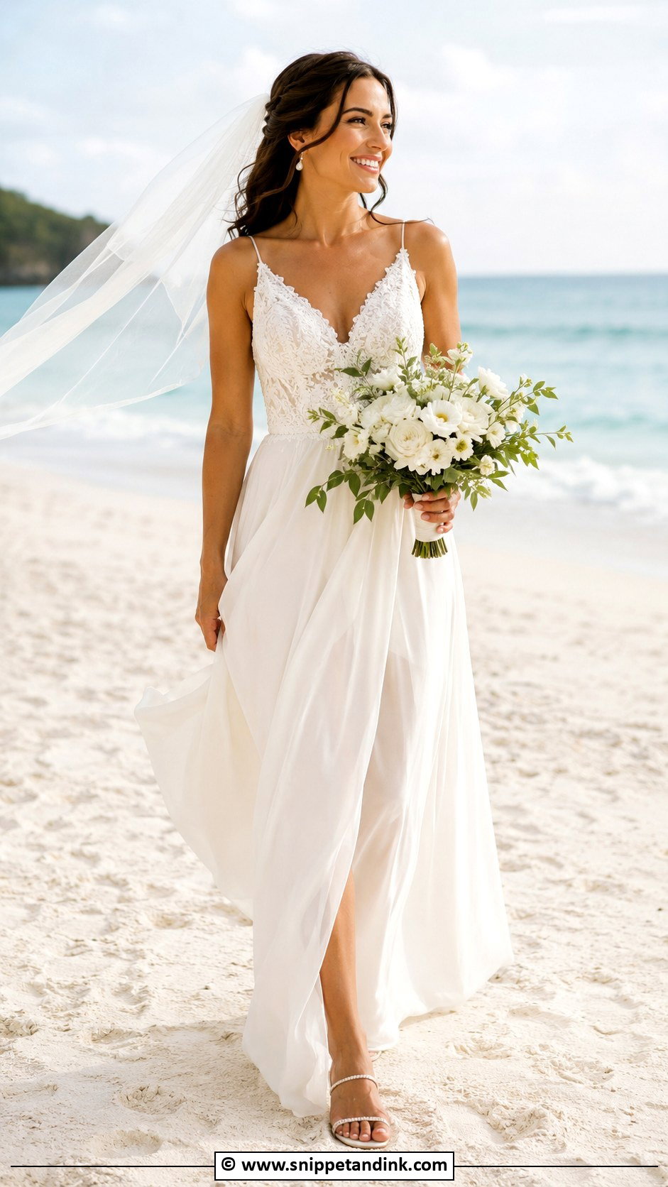 Beach Wedding Dress - Snippet and Ink - 30 Cute Wedding Dress Ideas