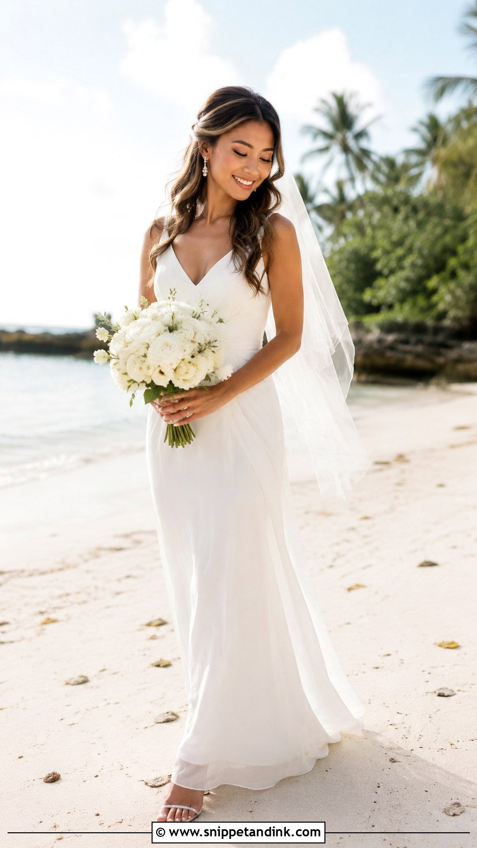 Beach Wedding Dress For Petite Women - Snippet and Ink - 25 Wedding Dresses for Petite Women