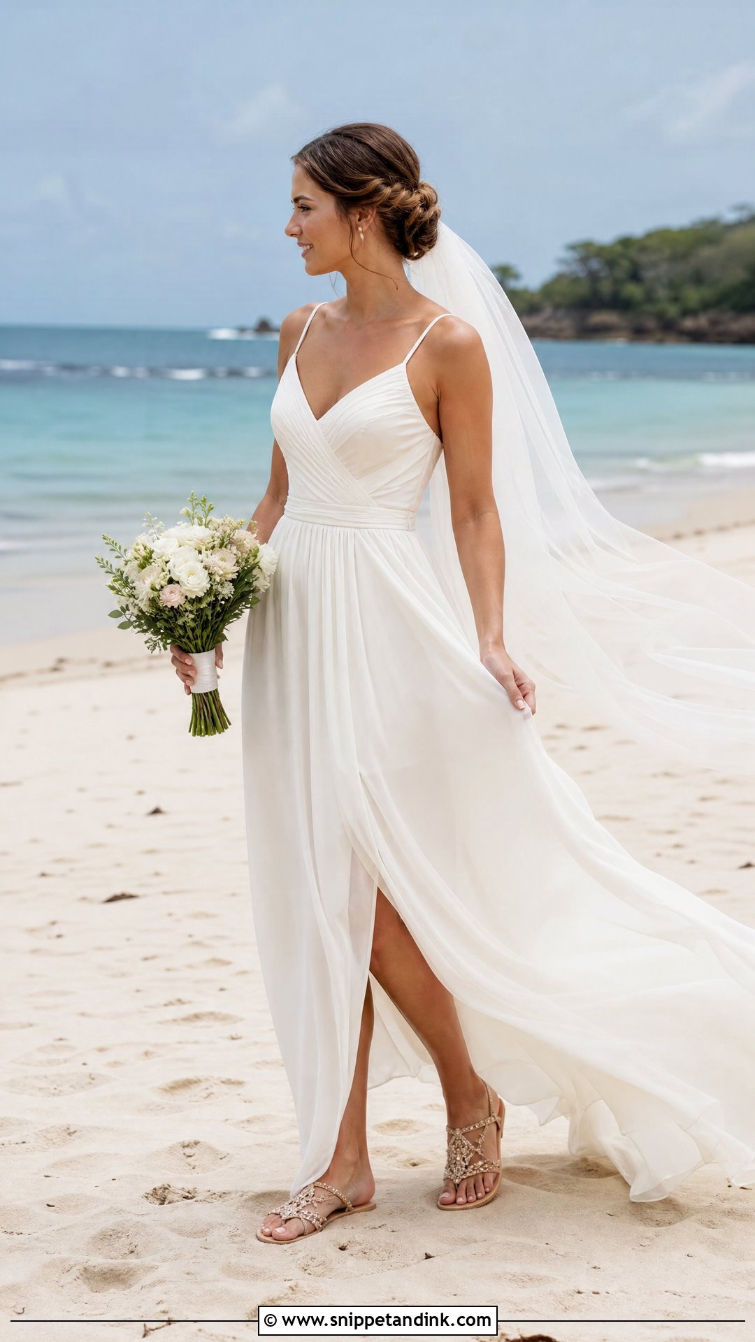 Beach Wedding Look - Snippet and Ink - 20 Wedding Lookbook Ideas