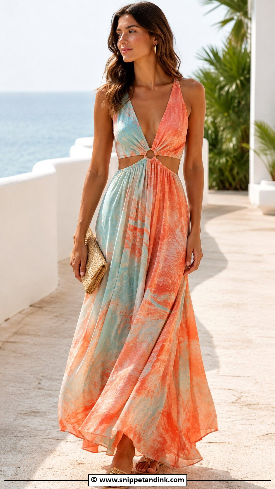 Beach Wedding Maxi Dress Attire - Snippet and Ink - 30 Wedding Attire Ideas