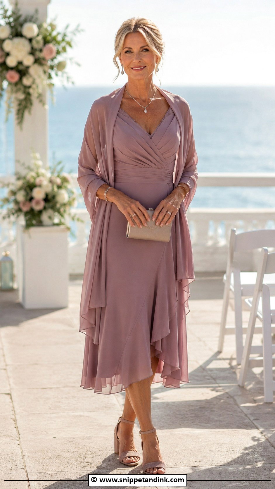 Beach Wedding Mother Of The Bride Dress Outfit - Snippet and Ink - 25 Beach Wedding Attire Ideas