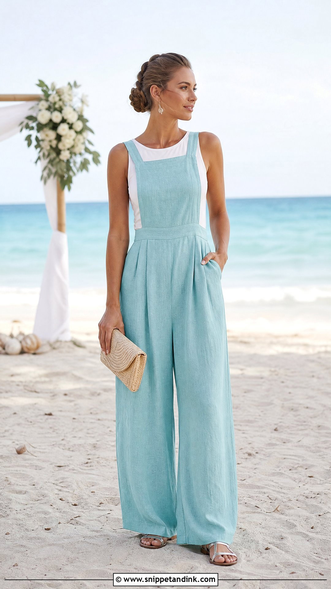 Beach Wedding Overalls Outfit - Snippet and Ink - 20 Wedding Overalls Ideas