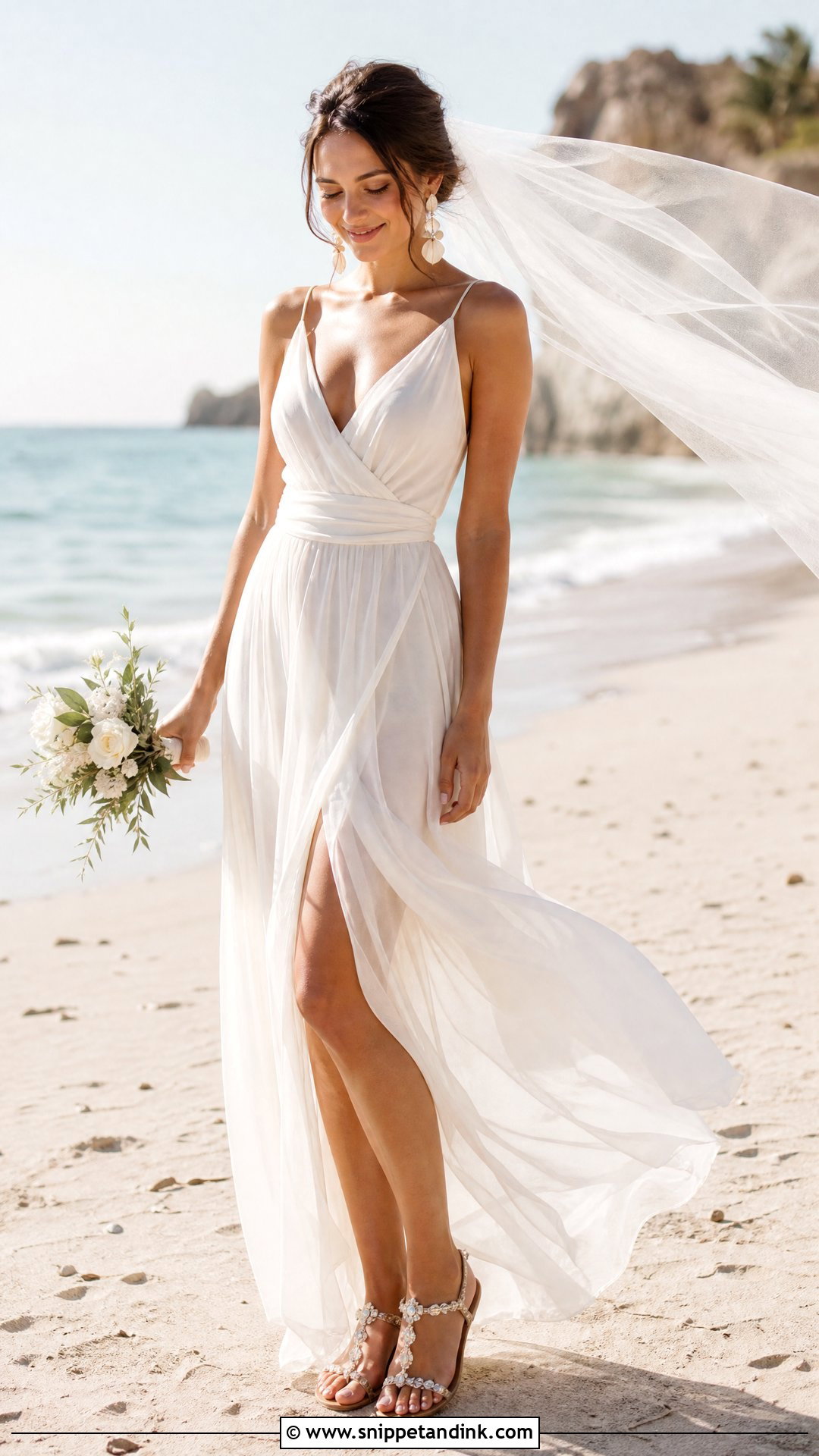 Beach Wedding Sandals - Snippet and Ink - 25 Wedding Sandals for Bride Ideas