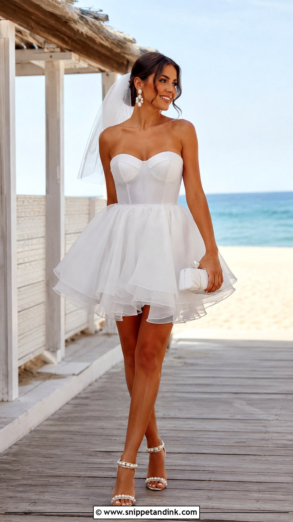 Beach Wedding Short Dress - Snippet and Ink - 25 Beachy Wedding Dress Ideas