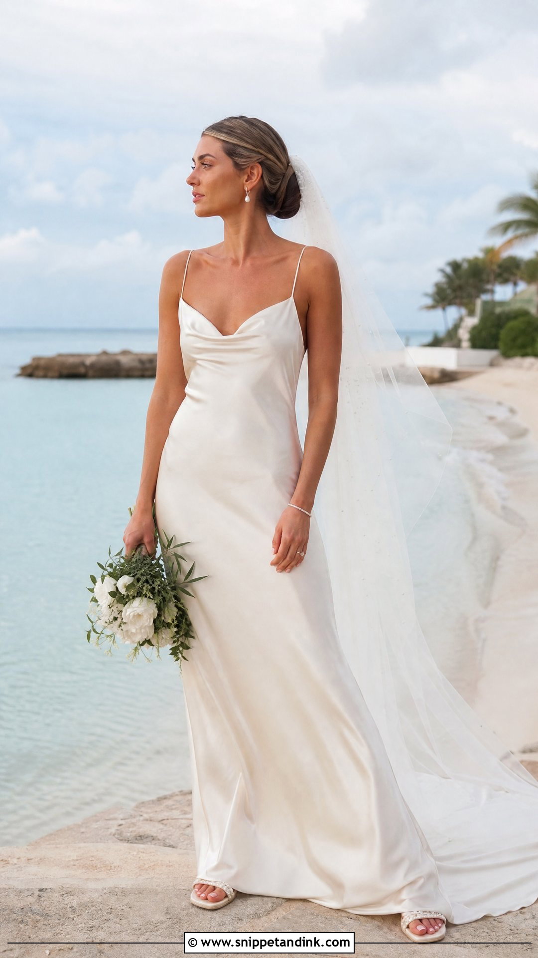 Beach Wedding Slip Dress - Snippet and Ink - 20 Wedding Dress for Outdoor Wedding Ideas