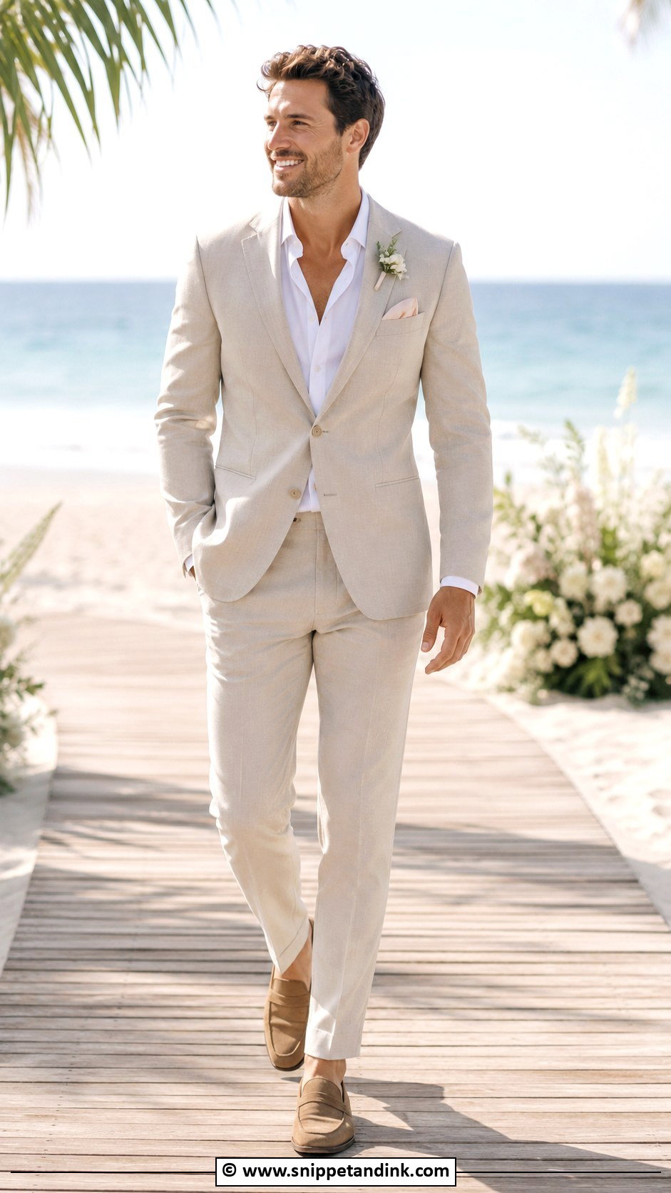 Beach Wedding Suit - Snippet and Ink - 35 Wedding Suit Ideas