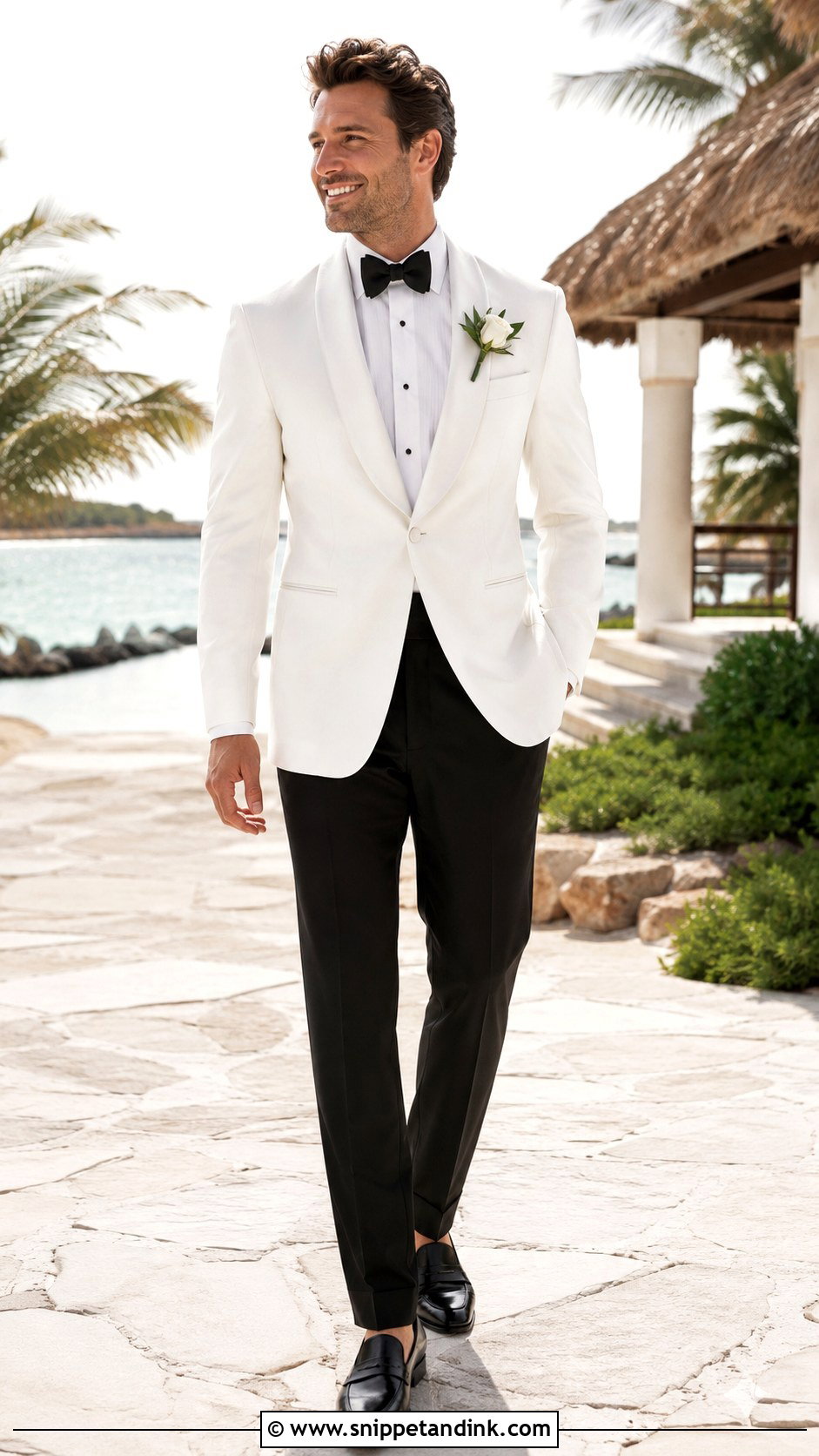 Beach Wedding Tux - Snippet and Ink - 30 Wedding Tux Ideas
