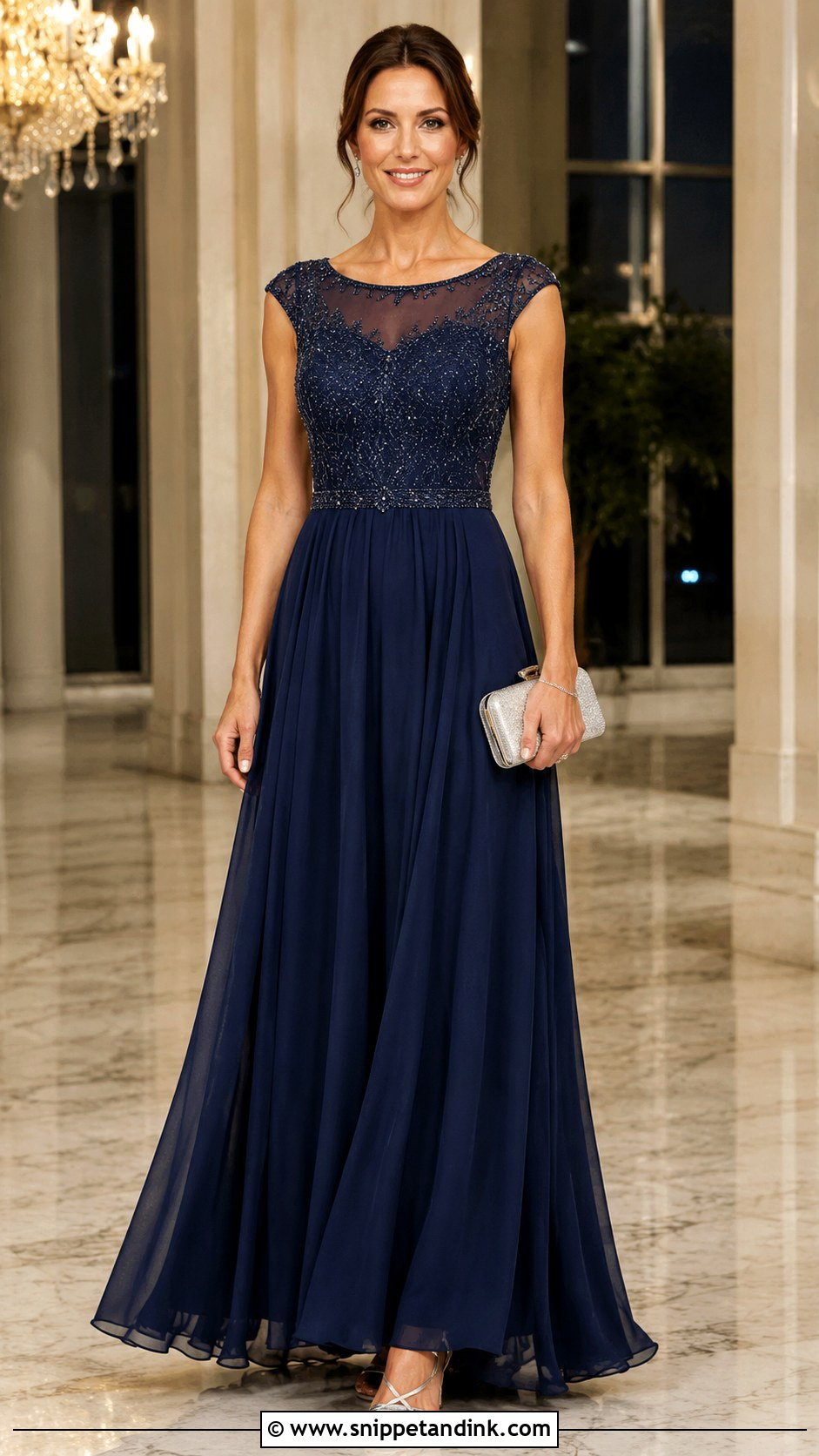 Beaded Aline Gown Outfit - Snippet and Ink - 25 Aline Gown Ideas