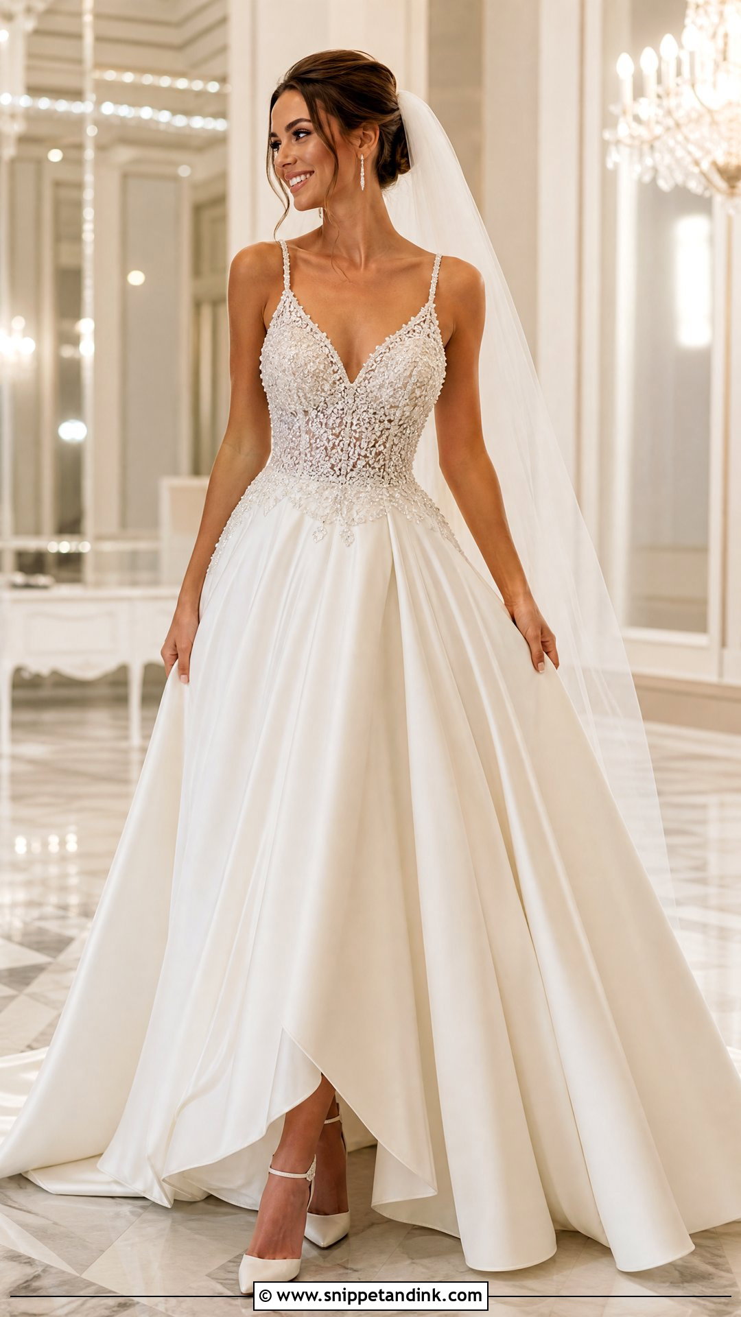 Beaded Ballroom Wedding Dress - Snippet and Ink - 25 Ballroom Wedding Dress Ideas