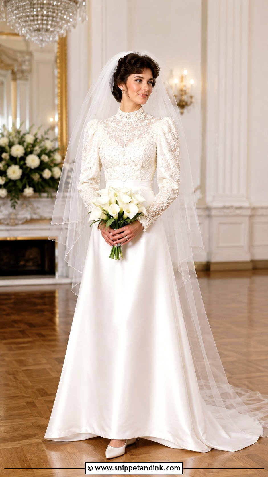 Beaded Bodice 1982 Wedding Dress - Snippet and Ink - 20 1982 Wedding Dresses