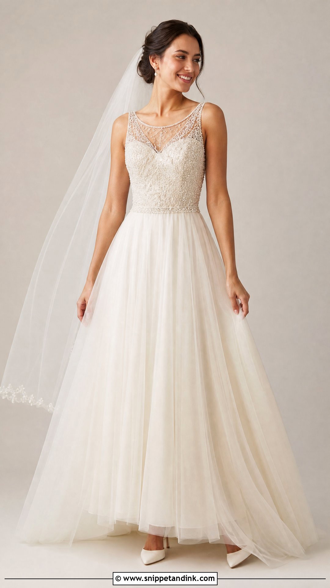 Beaded Bodice Wedding Dress - Snippet and Ink - 25 Regal Wedding Dress Ideas