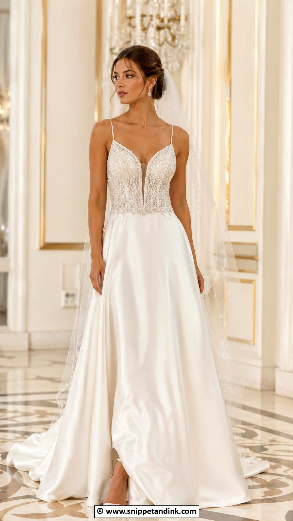 Beaded Bodice Wedding Dress - Snippet and Ink - 30 Luxury Wedding Dress Ideas