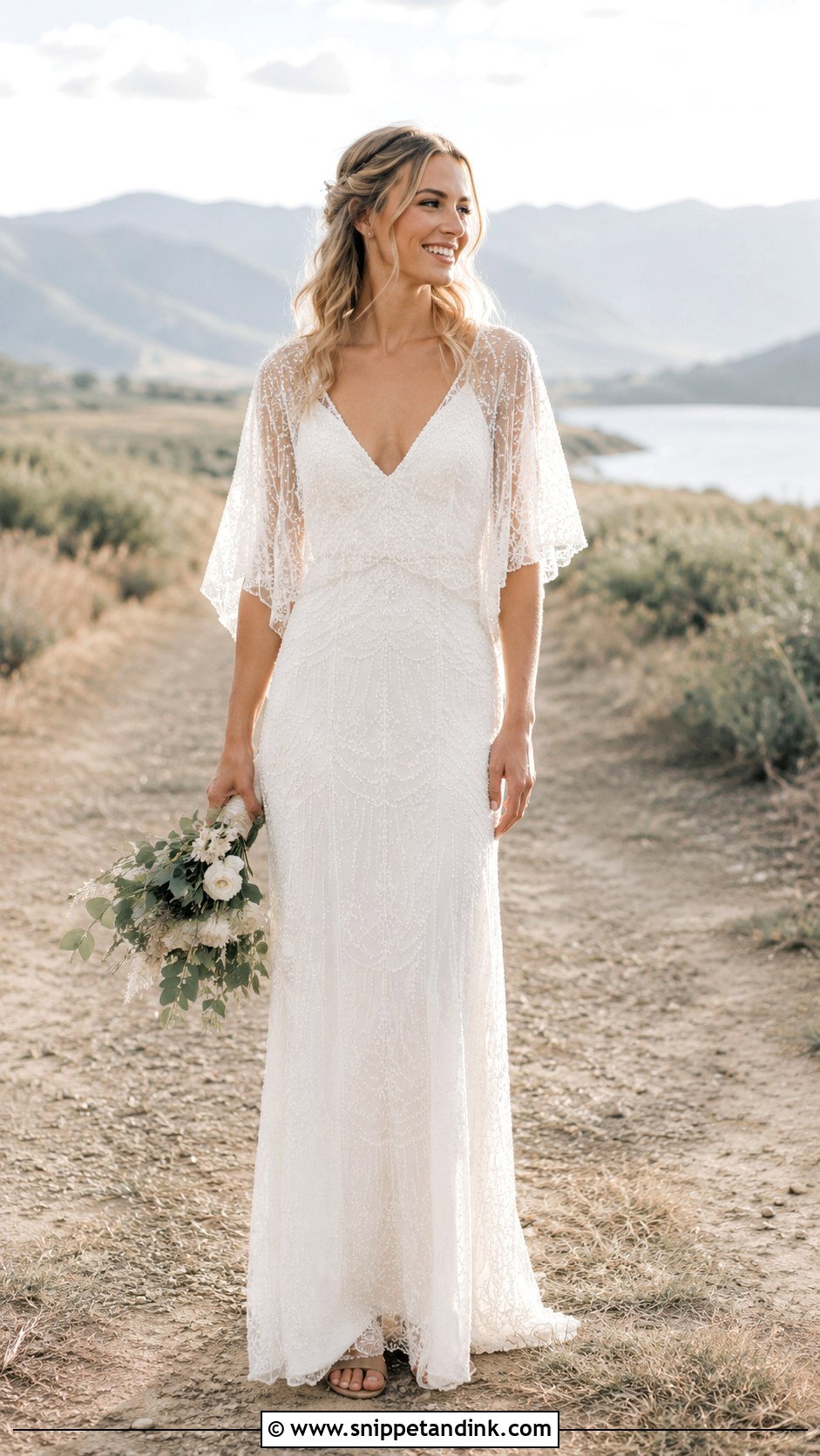 Beaded Boho Wedding Dress - Snippet and Ink - 25 Beaded Wedding Dresses