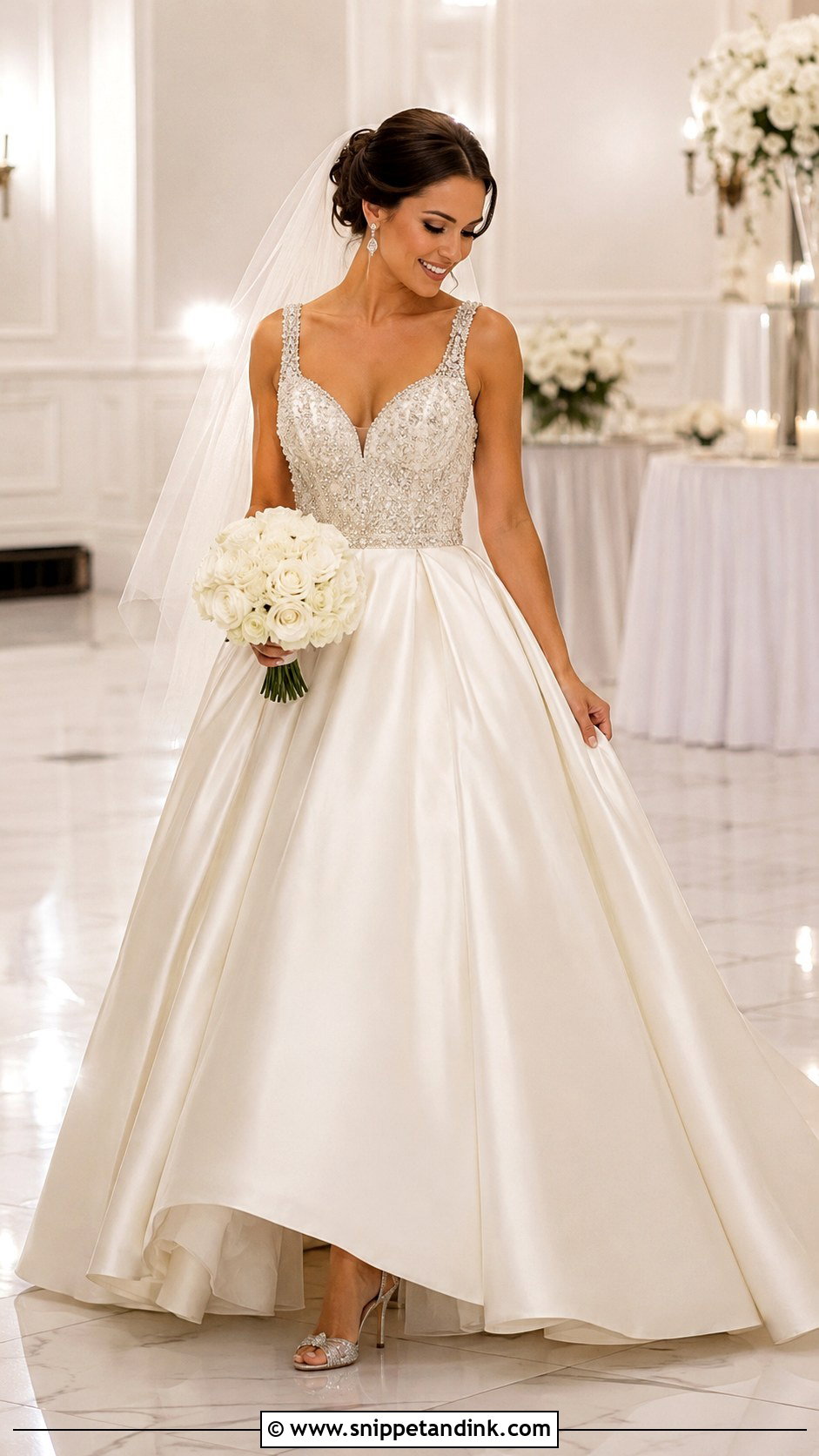 Beaded Bridal Ball Gown - Snippet and Ink - 20 Bridal Ball Gowns