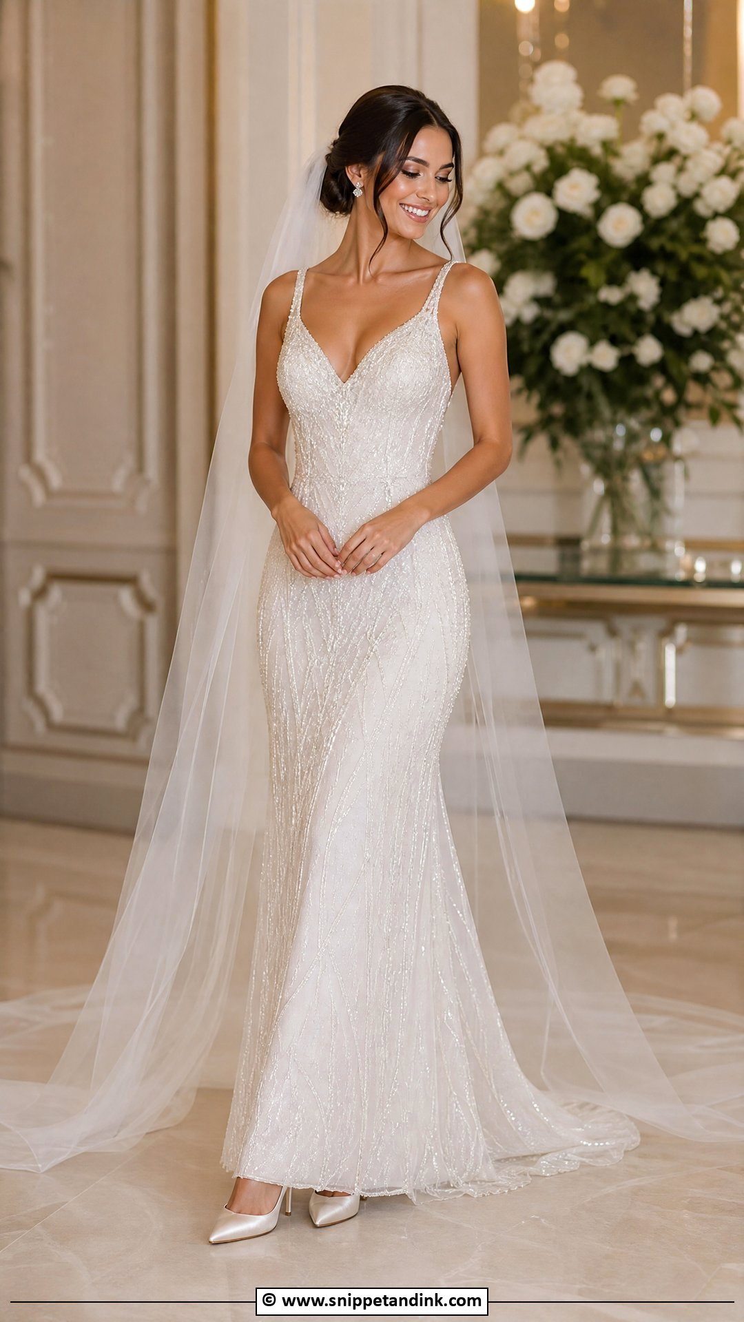Beaded Bride Dress - Snippet and Ink - 35 Bride Dress Ideas